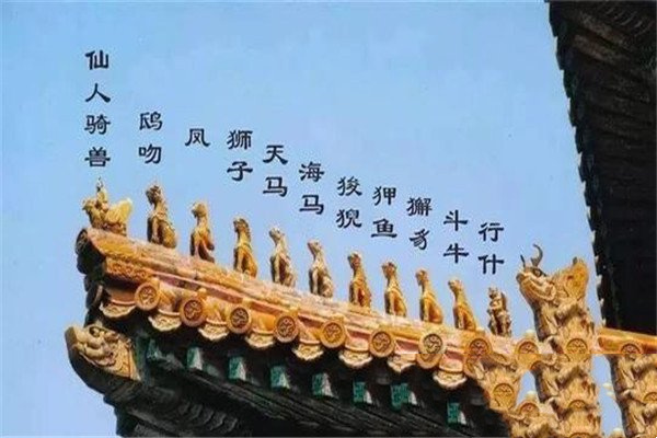 北京故宫太和殿脊兽