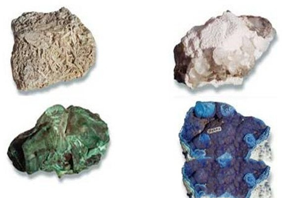 不同的矿物会有各种各样的颜色