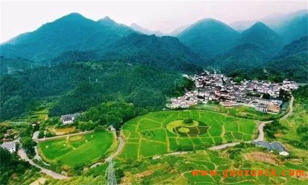 武义俞源太极星象村