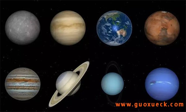太阳系八大行星的特点